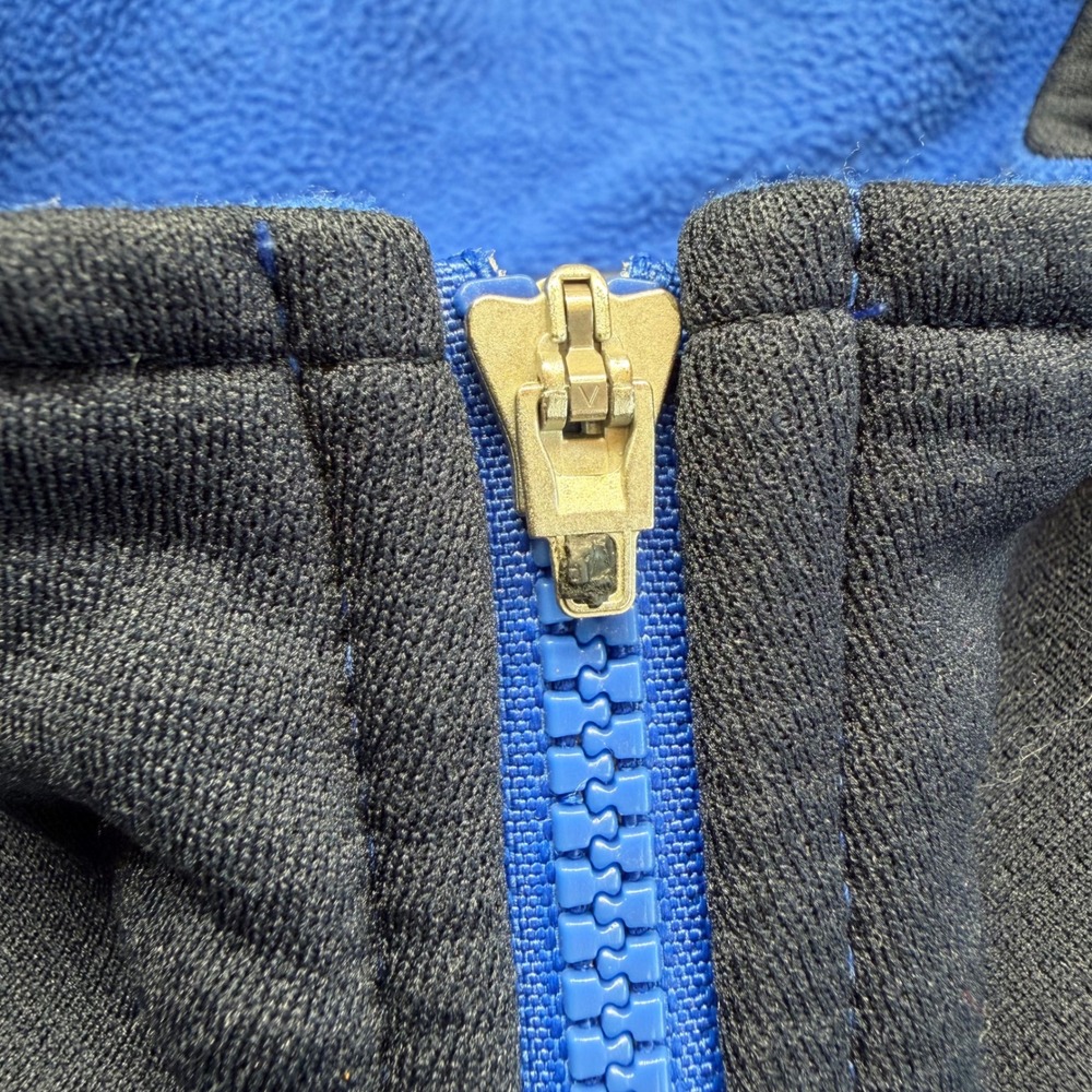 Nike Jacket Mens Large Blue Black Therma-FIT Full Zip Colorblock Athletic Fleece - Picture 6 of 10